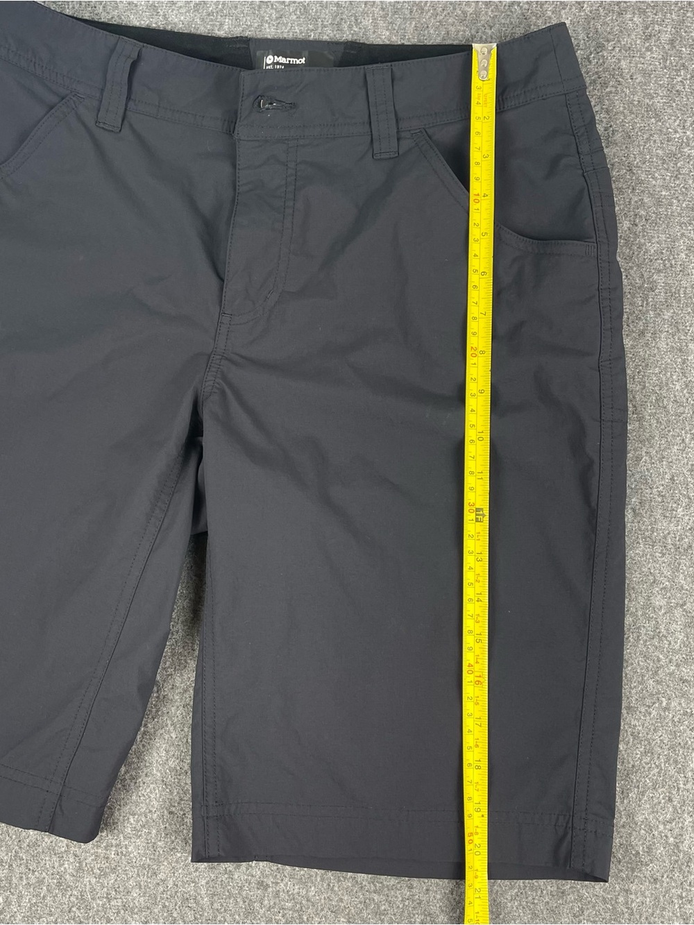 Marmot Shorts Men's Sz 30 Dk Gray Arch Rock Nylon Outdoor Hiking Climbing 44090 - Picture 13 of 15